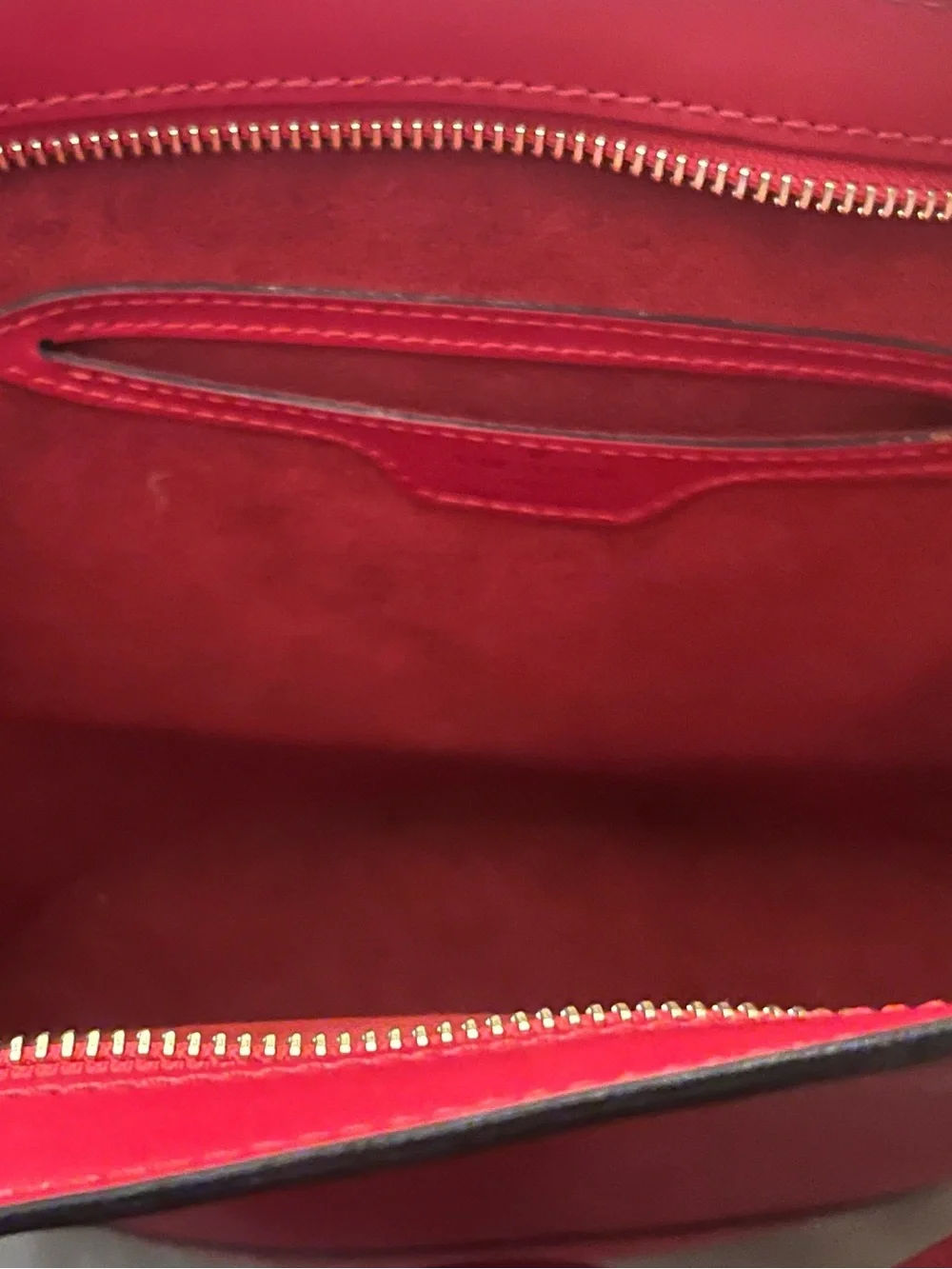 Louis Vuitton Red Textured Epi Leather Tote